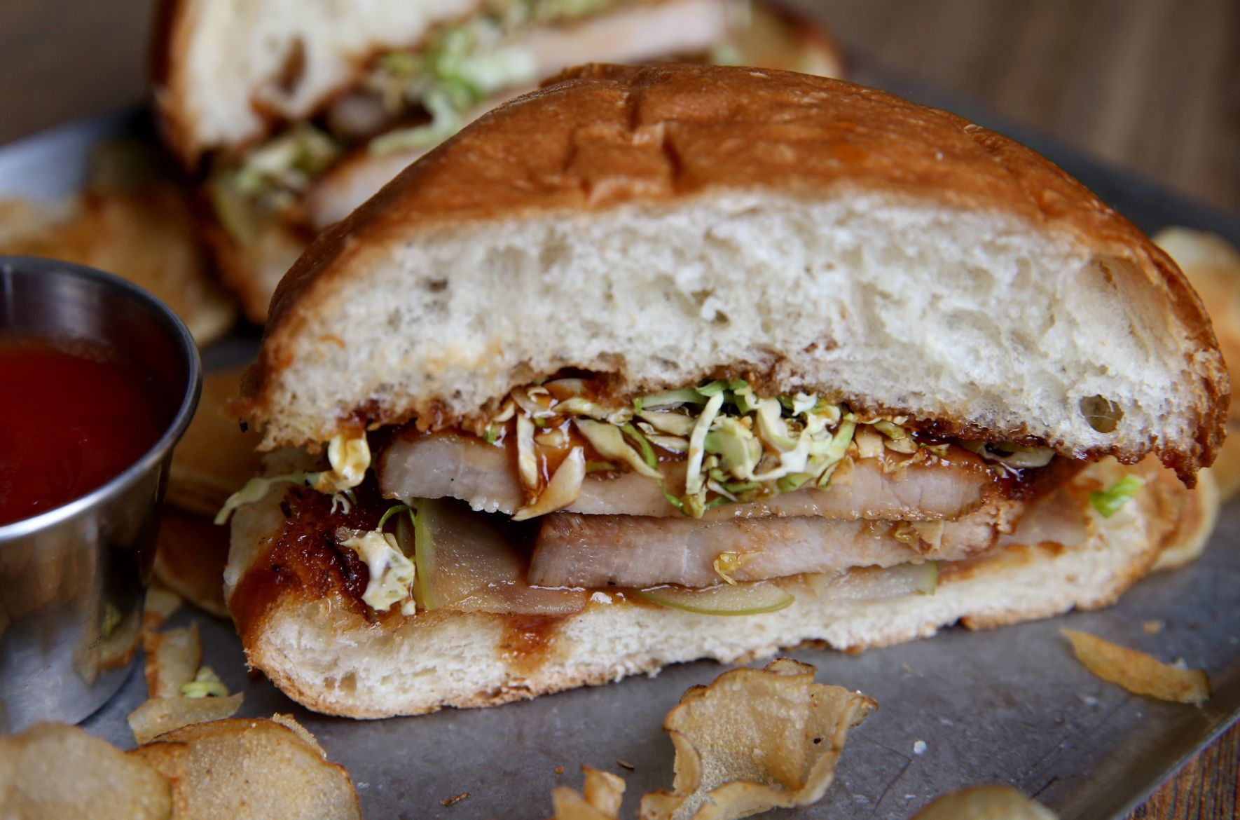 Dining Review: The Porkchop Sandwich at The Last Kitchen